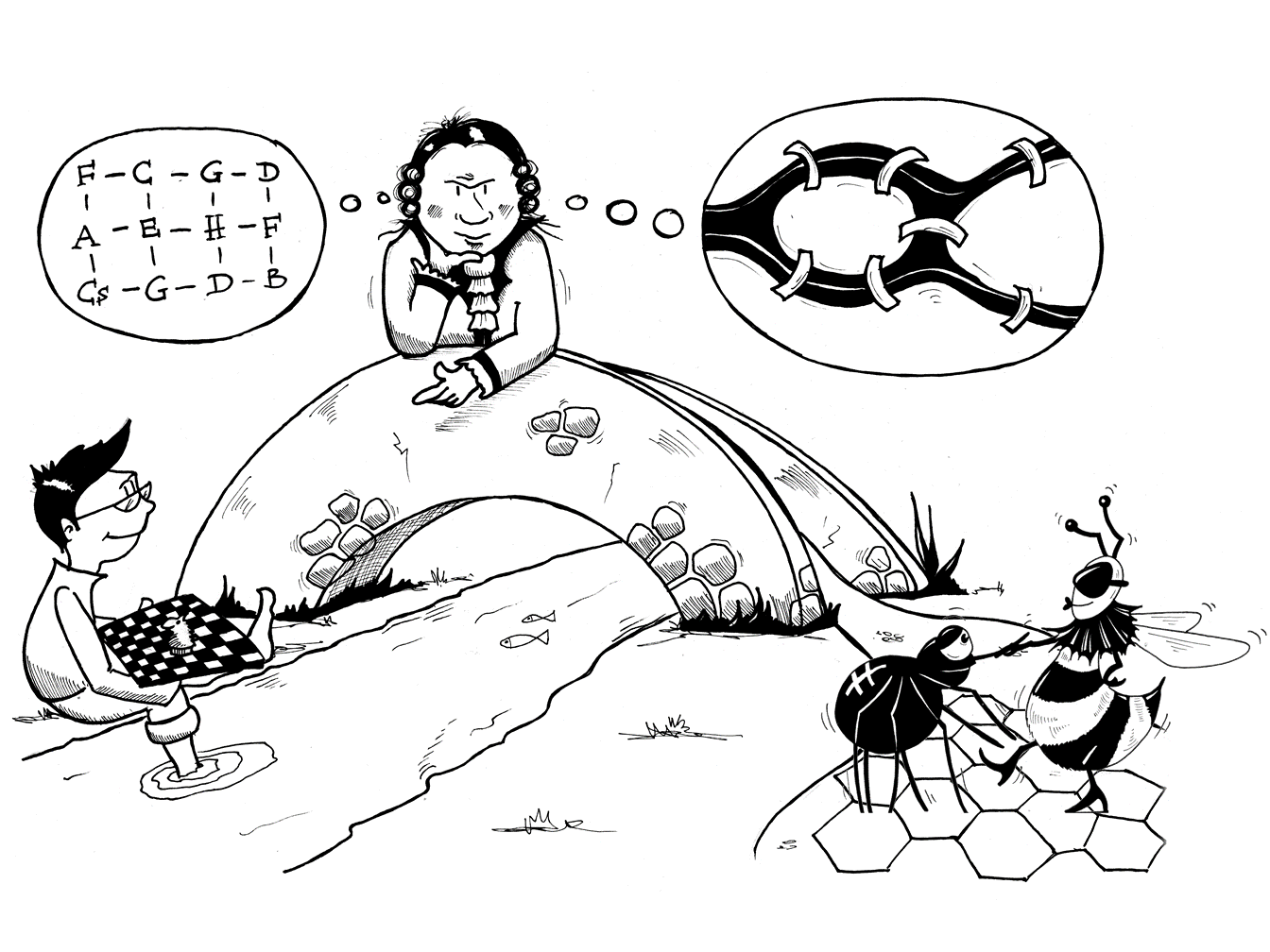 Mozart Karikatur von Wiebke Drenckhan Mozart Karikatur von Wiebke Drenckhan