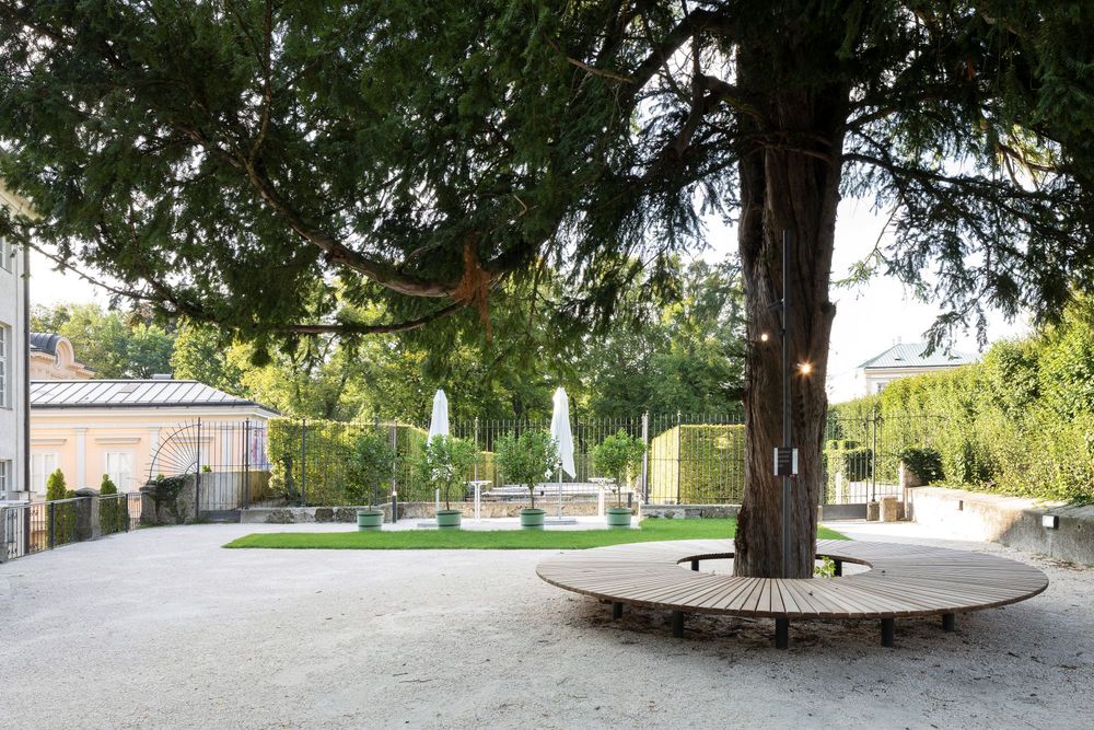Garten der Stiftung Mozarteum